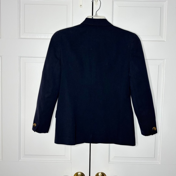 Jones New York Double Breasted Navy Blue Wool Suit Career Classic 8P Tailored - Picture 3 of 11